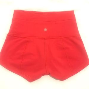 Lululemon high rise yoga short